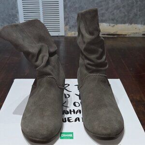 Cougar Fifi 2 Suede Wedge Ankle Boot in Taupe